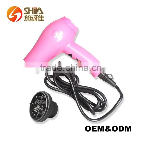 Quiet Travel Size Usb Hotel Mini Hair Dryer With Diffuser Comb Blow Dryer for Car photo-4