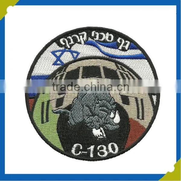 Fashion Custom Lively Peafowl Embroidery Sew Hook Patches photo-5