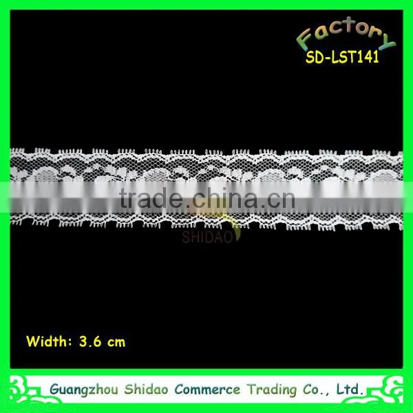 Wholesale Top Sale Lace Trim Nylon and Spandex Guipure Lace Trim photo-5