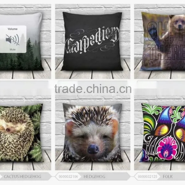 Top Sales Nylon Fashion Colorful Design 3d Digital Print Pillowcases Fullprint Decorative Throw Pillow Covers Seat Cushion Cover photo-5