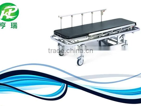 Manual 3 Functions Ambulance Stretcher Dimensions Adjustable Stretcher Trolley