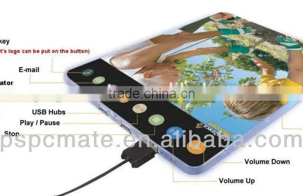 Custom Mouse Pad Blue Multi-Purpose Plastic Mouse Pad With Webkey Function photo-6