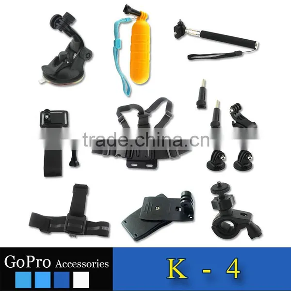 Outdoor Sports Camera Accessories Kit for Gopro Hero 4/3+/3/2/1 photo-2