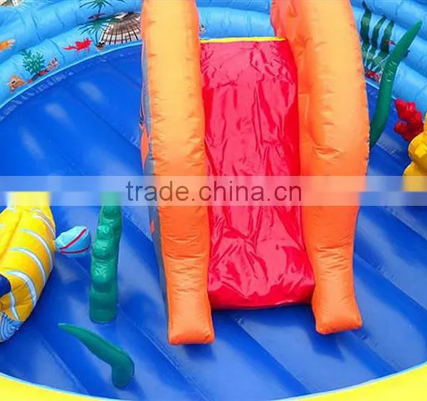 Sea World Bouncing Castle Inflatable for Toddler,fish Inflatable Jumping Castle Big Inflatable Bouncer Castle for Kids photo-3