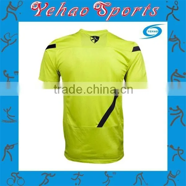 2015 100% Polyester Cool Dry Custom Design Sublimated Green Football Jersey photo-3