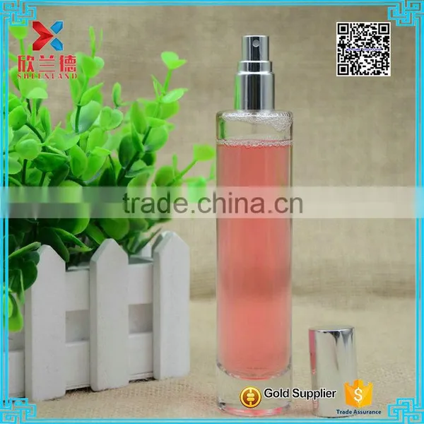 35ml 55 m Straigfht Cylinder Shape Glass Perfume Twist off Bottle With Aluminum Cap photo-6