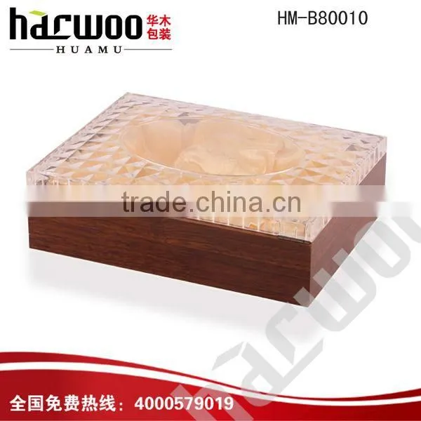 Color Wooden Pen Box With Acrylic Lid photo-5