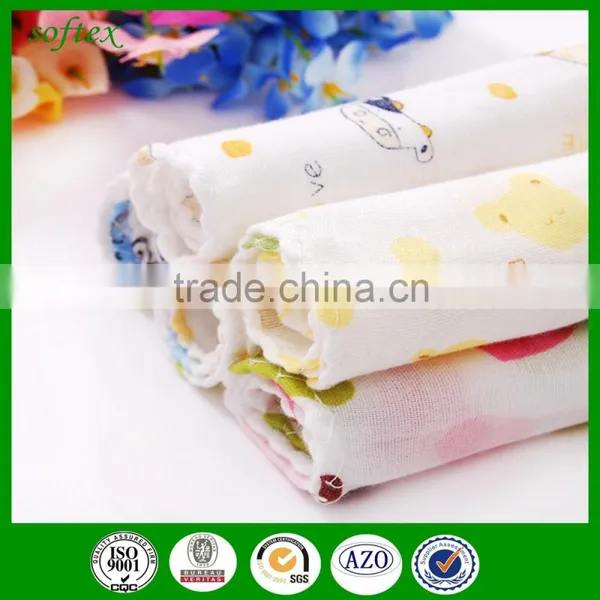 Super Cute Small Hand Square Baby Cotton Square Cloth Muslin photo-2