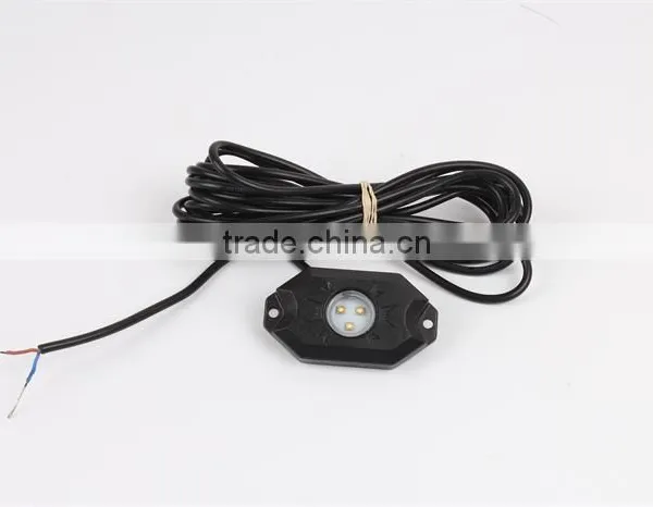 Newest Best 9w Led Rock Light RGB Truck Light 6000k Offroad Led Road Light for UTV photo-3