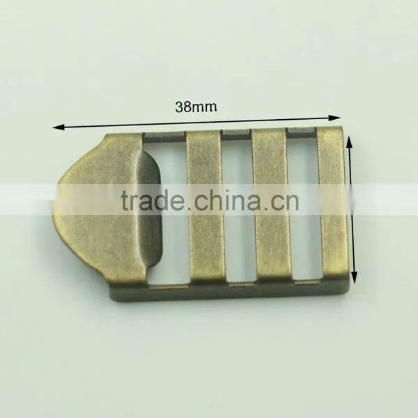Eco-friendly Metal Iron 20mm Antique Ladder Lock Buckle for Strap photo-2
