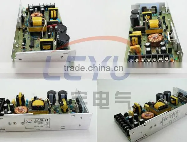LEYU High Reliable CE 100w Single Output 12v 24v Power Supply Units photo-2