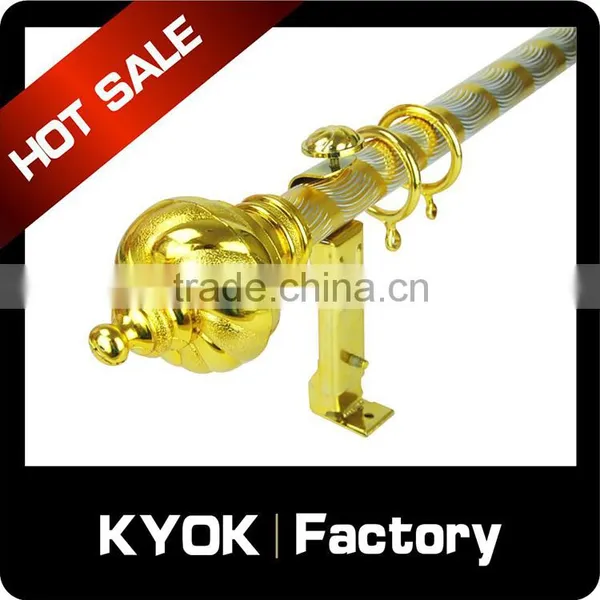 KYOK 2016 Latest Design Double Curtain Rod Accessories, Electric Iron Parts,length 1m Curtain Rod in Dubai photo-2