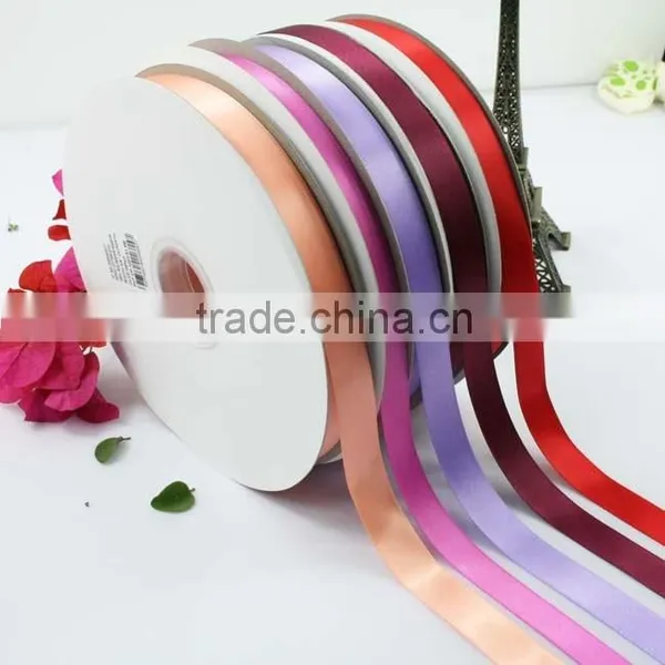 Wholesale 1/2 Inch 13mm Polyester Double Sided Satin Ribbon photo-2