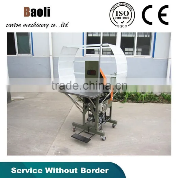 automatic strapping corrugated board box machine/bunding carton boxes machine