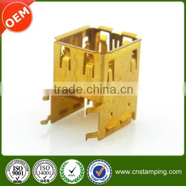 Metal Punching Electronic Connector Shield photo-2