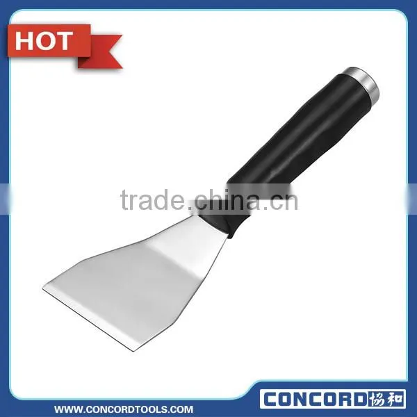 Scraper With Plastic Handle, Bended Stainless Steel Blade, Multipurpose Hand Tool