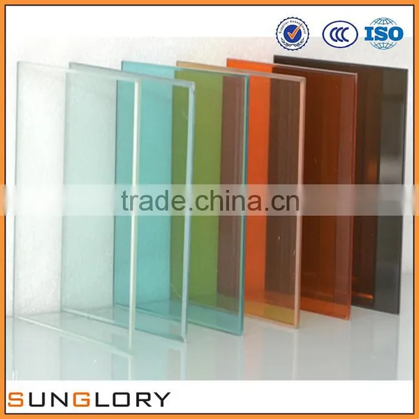 Laminated Glass Pvb Color Film Glass , Laminated Glass Pvb Film , Laminated Glass Pvb Interlayer