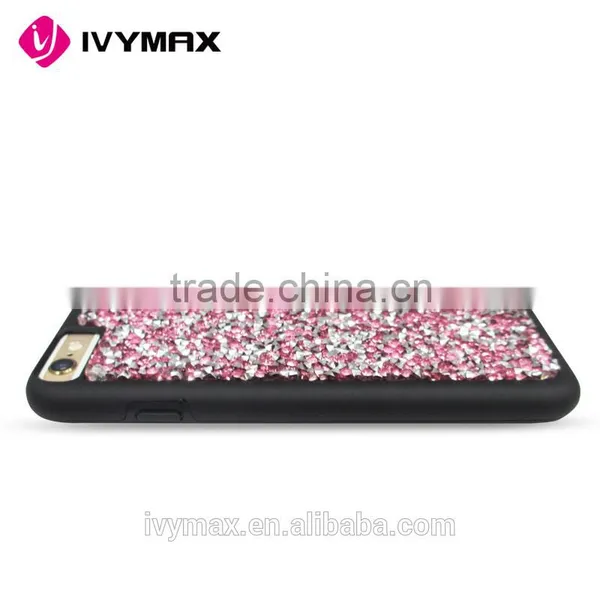 Wholesale Luxury New Elegant Crystal Diamond Studded pc Cell Phone Case for Apple Iphone 6s Compatible Brand photo-4