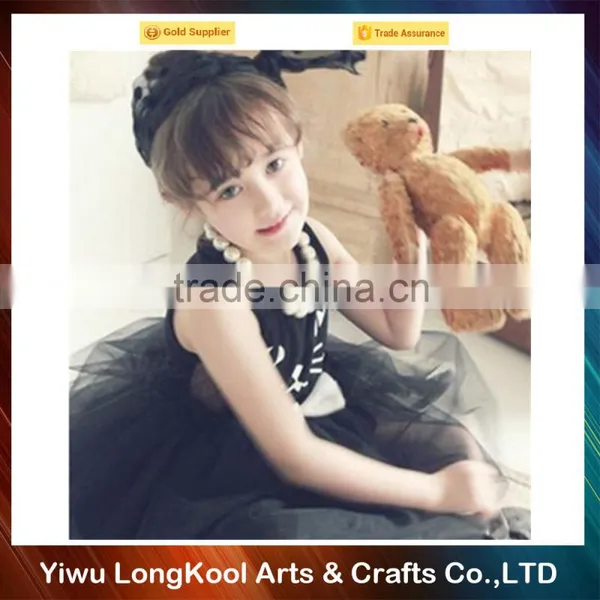 High Quality Christmas Cute Girl Wedding Dress Black Baby Tutu Dress photo-4