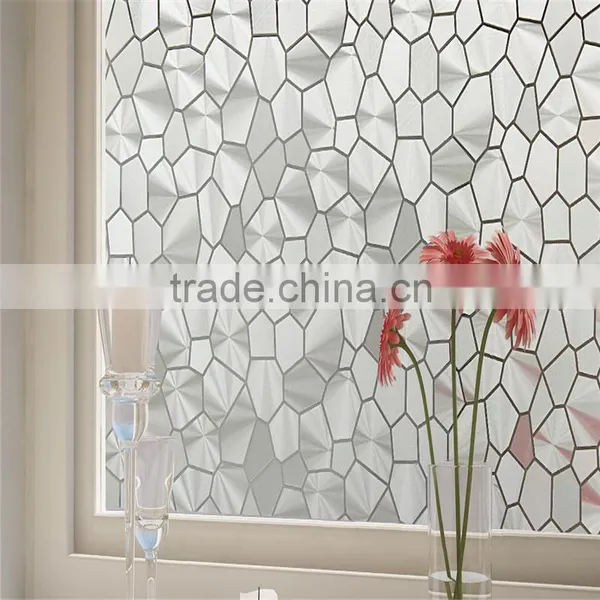 Frosting Static Film we Put on Windows in Bathroom or in Any Glass Window photo-4