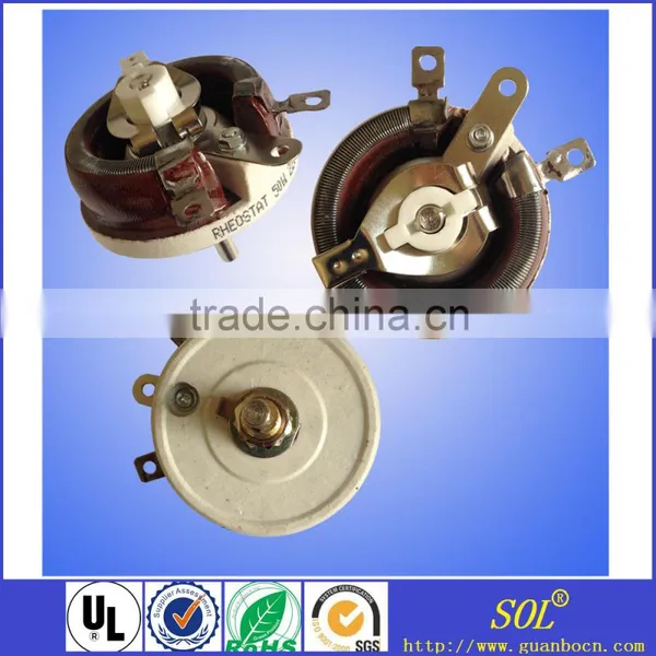 SOL-50w -variable Resistor Rheostat Rheostats 2-5K Ohm Rheostat 10k Ohm Rheostat 450ohm Rheostats