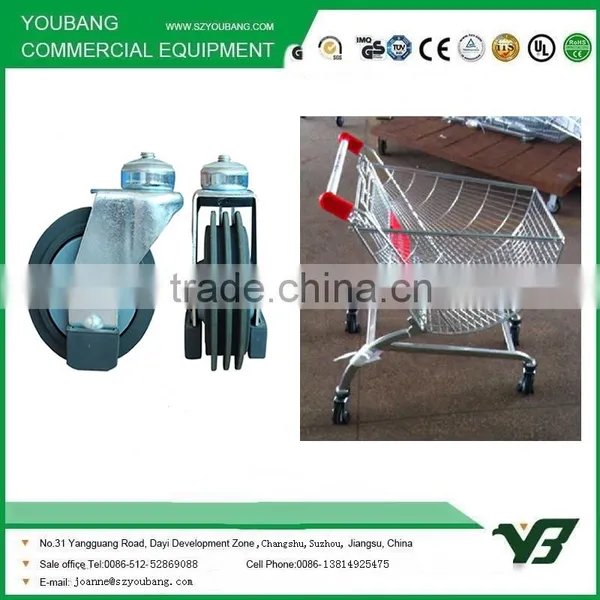 4 Inch Hand Shopping Trolley Caster Wheel for Supermarket