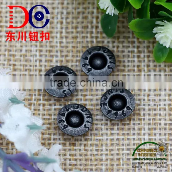 Fahion Brass Custom Logo Metal Button Jacket Accessory Jeans Rivet photo-4