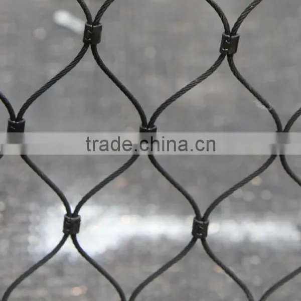 Stainless Steel Ferrule Rope Mesh For Tigers photo-5