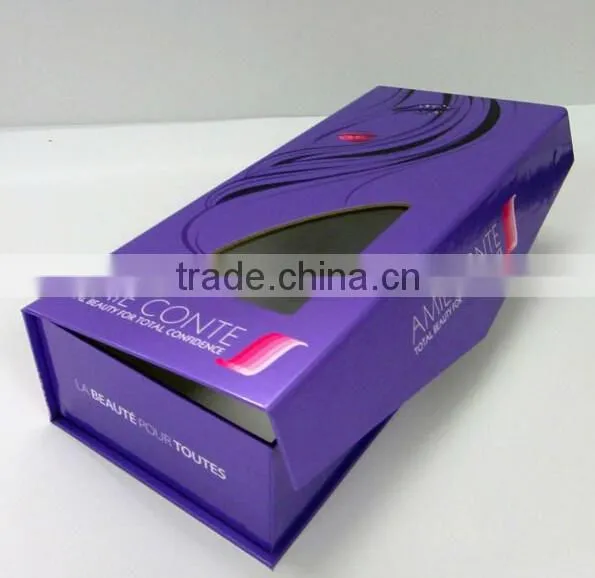 Ecofriendly Paper Hair Box Packaging for Hair Extensions photo-3