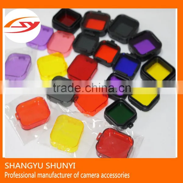 ShunYi Multicolor Waterproof Go Pro Lens Filter Waterproof Camera Case