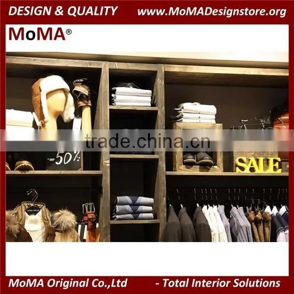 Cube Solid Wood Display Cabinet/Menswear Display Idea/Store Fitting Furniture photo-6