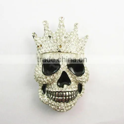 Rhinestone Skull Belt Buckle Conchos Yiwu Factory