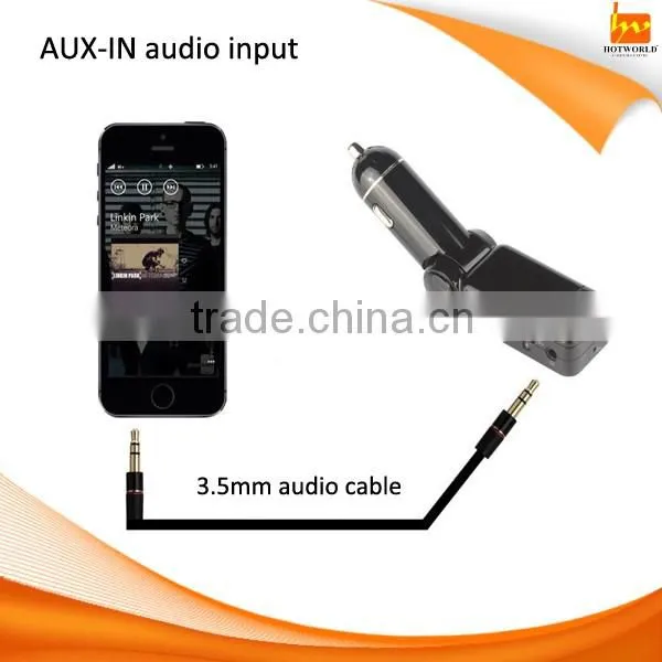 Bluetooth FM Transmitter Car Charger With Mp3 Music Playing