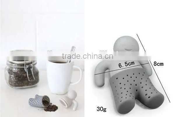 Hot Selling! Eco-friendly Silicone Mr Tea Infuser, Silicone Tea Infuser for a Mug or Cup, FDA Approved photo-5