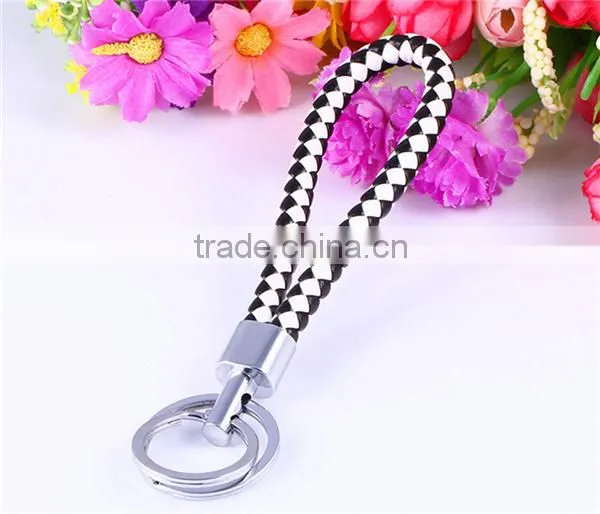 Colorful Braid Leather String Key Chains Advertising/promotion Gift photo-6