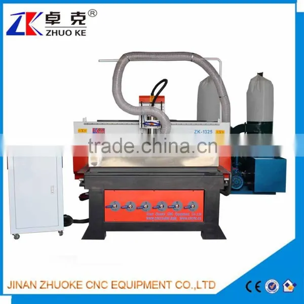 Famous In China 3D Woodworking CNC Router ZKM-1325 With 5.5KW Big Power Spindle Vacuum Table Dust Collector photo-3