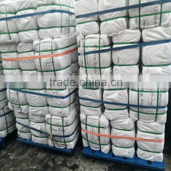Cheap Price White Cotton Waste photo-6