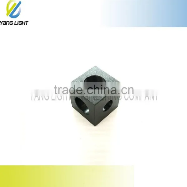 Made in Taiwan CNC Modules Corner Connector Angle Aluminium Anodizing CNC Milling Angle High Precision Sand Blasting Cube Corner photo-3