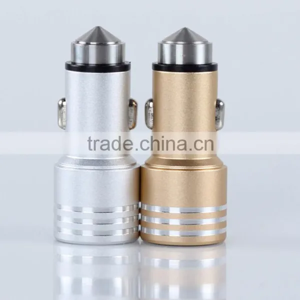Metal Quick Charge 2.0 Car Mobile Charger Dual USB Output Quick Charge USB For Tablets ,mobile Phone photo-5