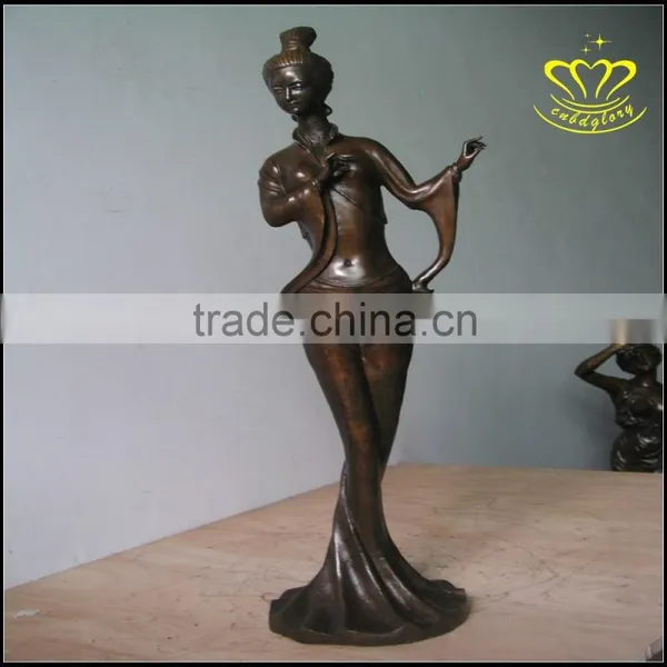 The European Indoor Bronze Sculpture Figures of Boys and Girls Dancing photo-2