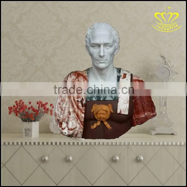 European Character Bust Bust of White Marble Carving Boutique photo-3