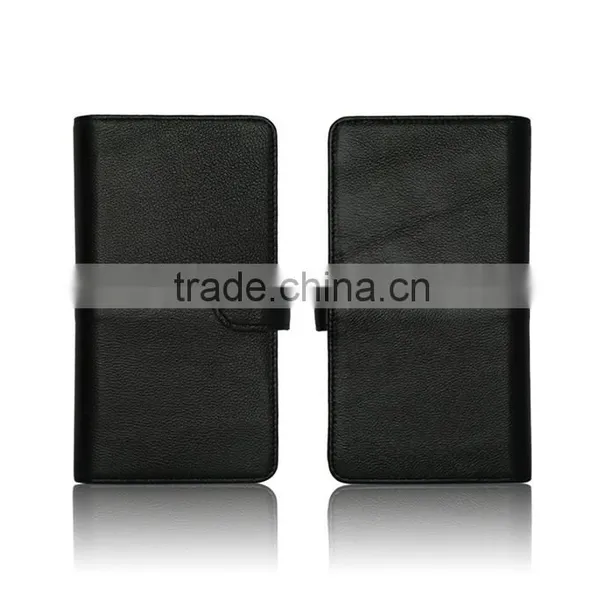 Genuine Leather Wallet Case for Mobile Phone,Cards and Money,Super Slim Design photo-2