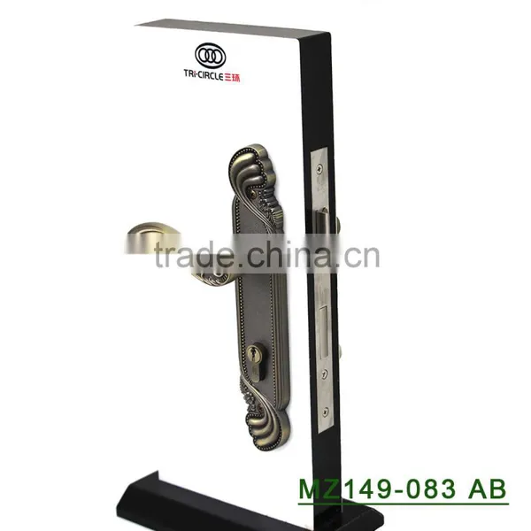 TRI-CIRCLE Zinc Alloy Double Handle Door Lock, Handle Door Lock Set photo-6
