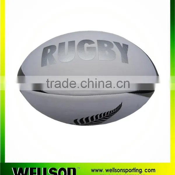 Full Size Machine Sewn Neoprene Rugby Ball photo-6