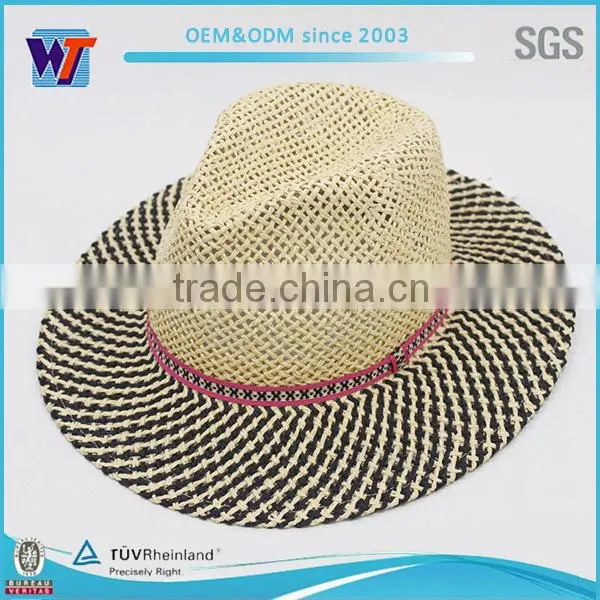 High Quality Wholesale Cheap Summer Paper Cowboy Straw Hat photo-2