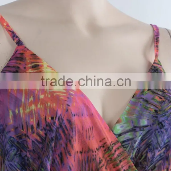 F5S40357 Women Long Print Party Dress photo-4
