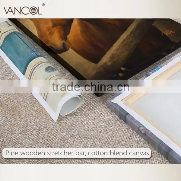 2016 Hot Selling Horse Animal Oil Painting With Frame photo-4