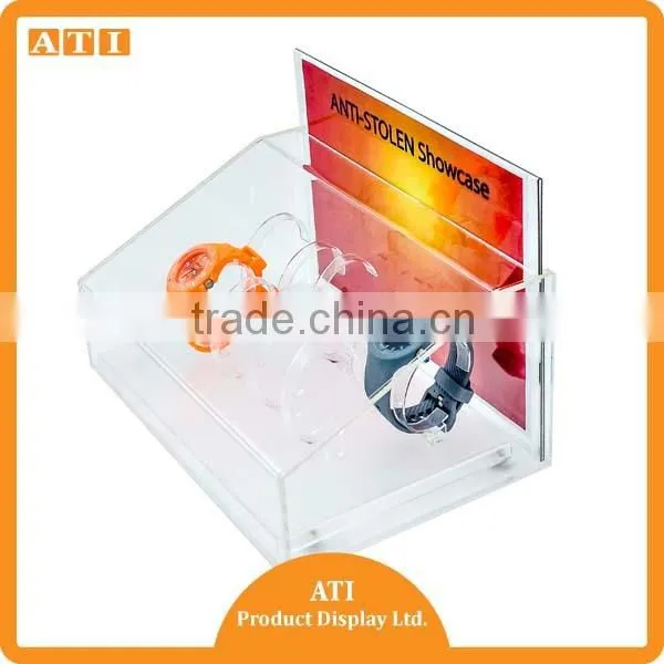 Hongkong ATI 2015 Hot Sale!!! Clear Acrylic Watch Display Case photo-3