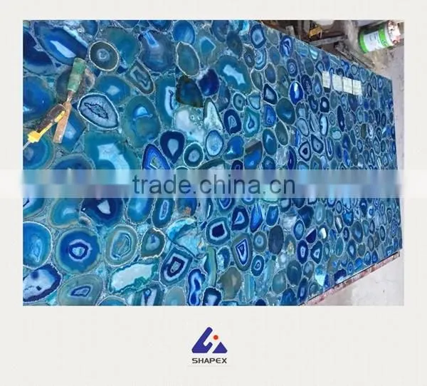 Blue Onyx Tile Slab Stone for Decoration