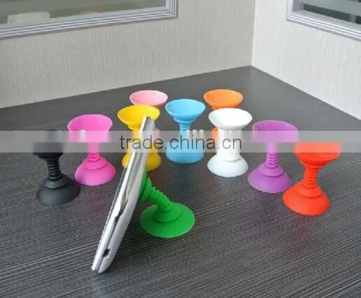 Silicone Double-sided Phone Suction Holder Sucker Stand / Silicone Cell Phone Stand / Suction Cup Mobile Phone Stand photo-2